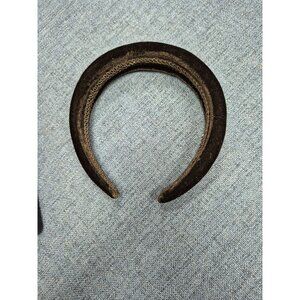 Velvet Cover Puff Plastic Headband - Wild Fable Black